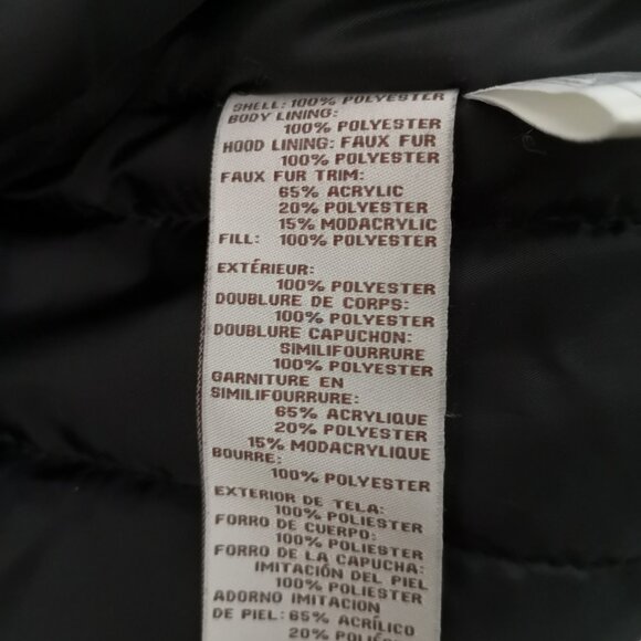 Koolaburra by UGG Sherpa Hood Jacket Tan/Black Women's XL - Picture 12 of 12